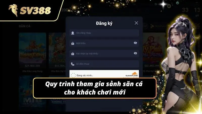 Người chơi chọn phòng và thiết lập mức đạn trước khi bắt đầu