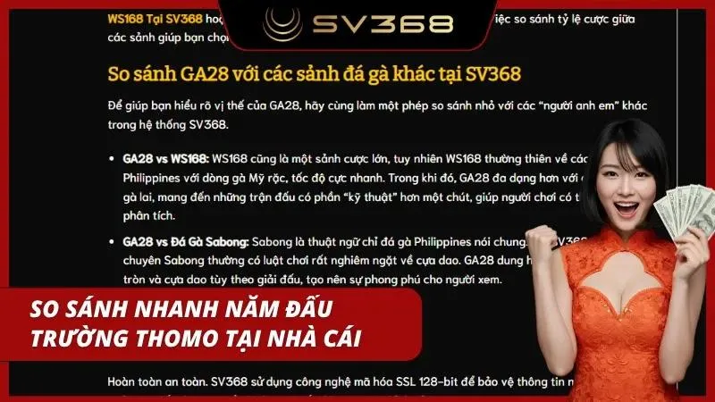 Dữ liệu hiển thị giúp nhận diện sới có nhịp thi đấu phù hợp