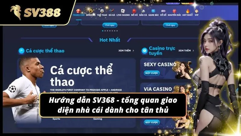 Menu điều hướng được sắp xếp giúp thao tác nhanh hơn