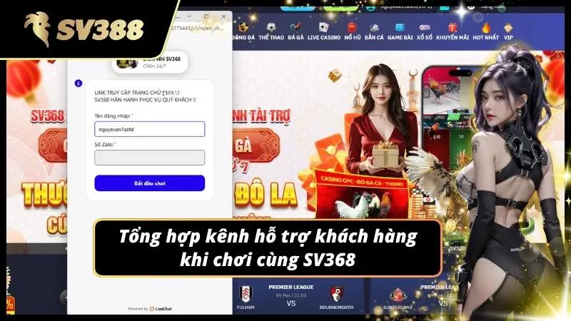 Khung chat trực tuyến hỗ trợ xử lý vấn đề nhanh chóng