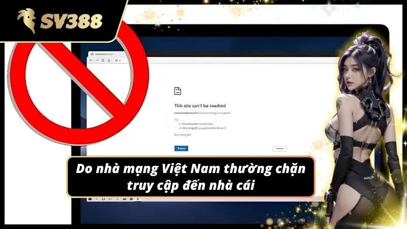 Update để đăng nhập khi nhà mạng chặn link